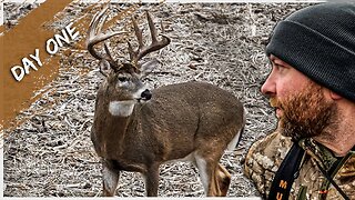 This Buck SHOCKED Me. Late Season Bowhunting | Day 1