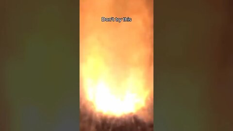 1000 degree ball VS gunpowder