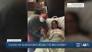 COVID-19 survivor's road to recovery