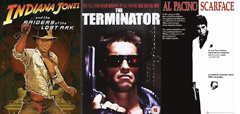 Do you agree? VOTED BEST three 80's movies: Raiders of the lost Ark, Terminator, Scarface