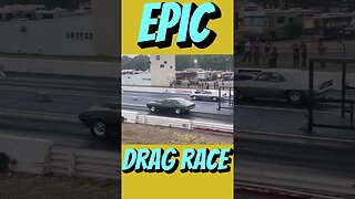 Epic Drag Race - Camaro vs. Firebird #shorts