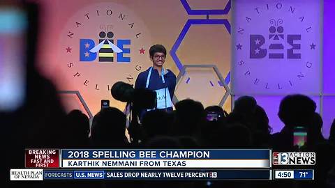 Texas speller uses new rule to gain entry, win 2018 Scripps Spelling Bee