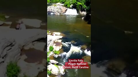 Linville #waterfalls in Pisgah #national #forest, #northcarolina