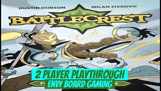 Battlecrest Board Game Playthrough