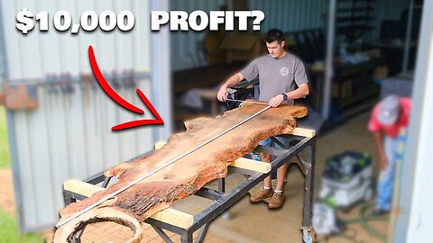 I made $10,000 profit building this epoxy table...