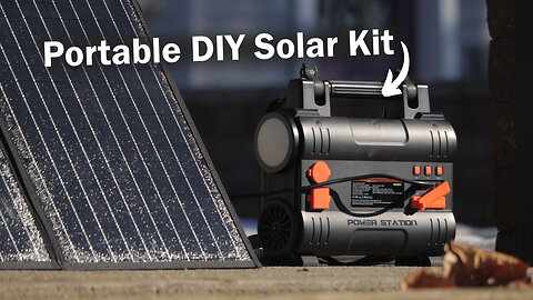 DIY Solar Kit to Go - Amazing New LifePo4 Portable Power Station and Solar Panel System from Browey