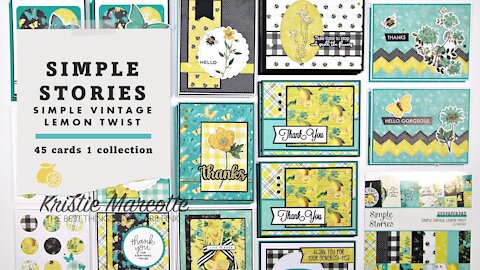 Simple Stories | Simple Vintage Lemon Twist | 45 cards 1 collection
