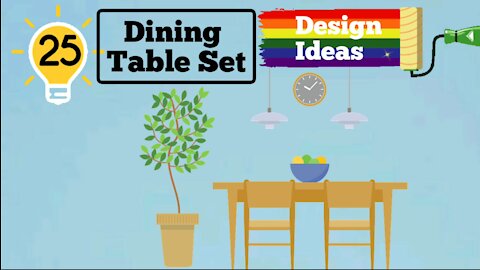 25 Dining Table Set Design Ideas