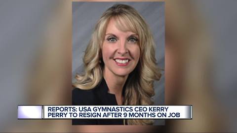 Kerry Perry resigns as USA Gymnastics president after 9 months on the job