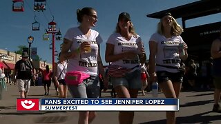 Fans excited for Jennifer Lopez's headlining performance at Summerfest