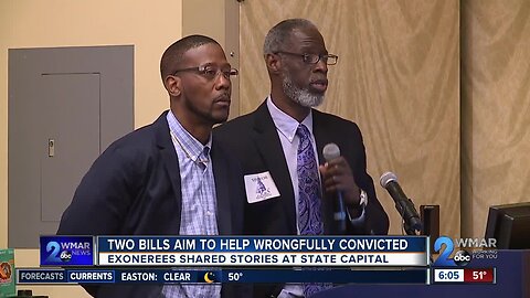 Eleven men convicted, later exonerated voice support for bills to help wrongfully convicted