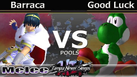 Barraca (Marth) vs. 119|Mr Good Luck (Yoshi) - Melee Pools - TNS7
