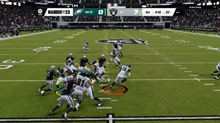 102 YD MADDEN 23 KICK RETURN TD KING