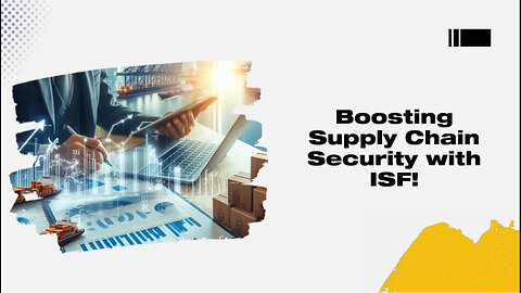 Boosting Supply Chain Efficiency: The Impact of Importer Security Filing