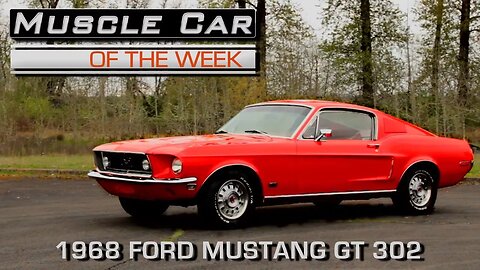 1968 Ford Mustang GT Fastback 302 2+2: Muscle Car Of The Week Video Episode 226 V8TV
