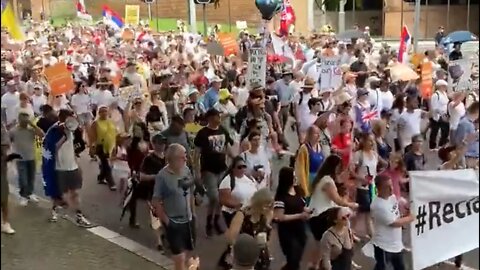 Huge Turn Out for Sydney’s Anti-Mandate Protest