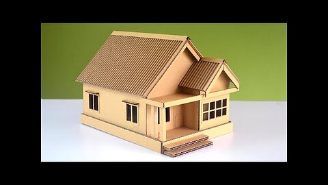 Paper house making very easy way best for school project work