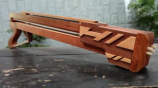 Best DIY slingshot | Powerful and DANGEROUS Automatic Version | Wood Art TG
