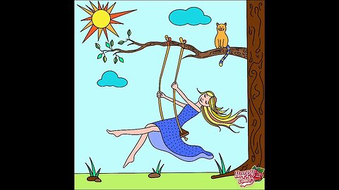 girl on tree swing #shorts
