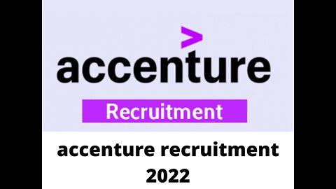 Accenture Recruitment 2022|Private Jobs 2022|10256 Jobs|Online Application