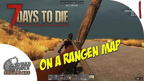 7 Days to Die 14.8 | The First Day, Stranded in the Desert Rangen Map | Part 1 | Gameplay Let's Play