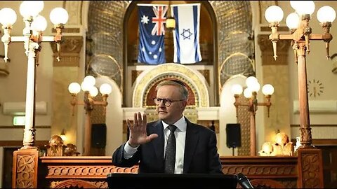Prime Minister Anthony Albanese says he stands with Palestinians and the Jewish community.