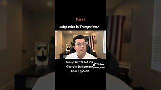 How Judge #Ruled In #Trumps Favor? #Georgia #USA #America #US #MAGA #Politics