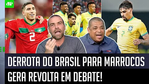 "É UMA PALHAÇADA! Só pode ser SACANAGEM a Seleção Brasileira..." DERROTA para Marrocos é DETONADA!