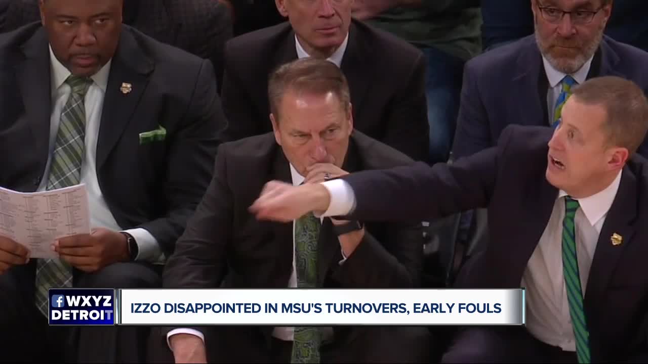 Tom Izzo disappointed in MSU's turnovers, early fouls