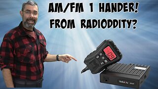 Radioddity CS-47 AM/FM CB Radio. It's A ONE HANDER!