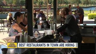 Tampa Bay's best restaurants need good workers due to historically low unemployment numbers