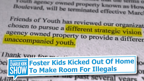 Foster Kids Kicked Out Of Home To Make Room For Illegals