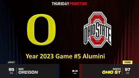 CFB 24 Oregon Ducks Vs Ohio State Buckeyes Year 2023 | Alumini