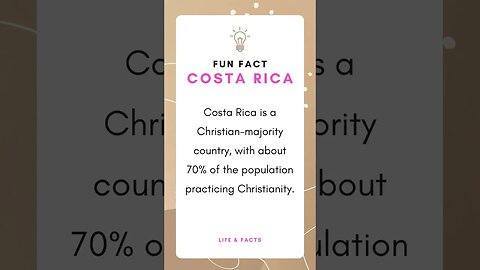 Fun Facts Costa Rica