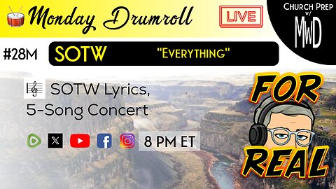 🥁 #28M 🎼SOTW Reveal: “Everything" | Church Prep w/ MWD