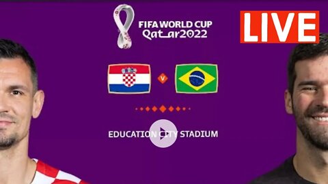 🔴CROATIA vs BRAZIL | 🏆| FIFA World Cup Qatar 2022 | LIVE Watch Along & FIFA 23 Gameplay