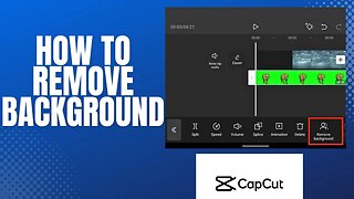 How to remove background in capcut?