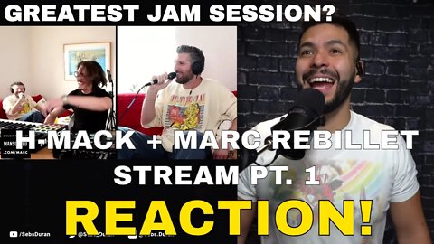 Harry Mack on Marc Rebillet's stream reaction pt 1 | greatest jam session ever recorded?