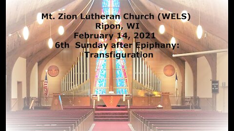 Mt. Zion Lutheran Church 2-14-21