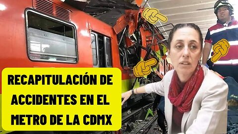 ACCIDENTES EN EL METRO DE LA CDMX SIENDO CLADUA LA RESPONSABLE #esclaudia #metrocdmx #accidentes