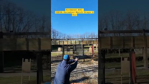 Richmond BGC #uspsa December match Stage 4 Guy #unloadshowclear #idpa