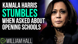 Kamala Harris STUMBLES When Asked About Opening Schools