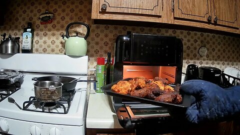 review and first use of my new Insignia 10 qt 7in 1 air fryer