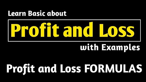 basic profit and loss/formulas profit and loss/simple example profit or loss/number hindi or english