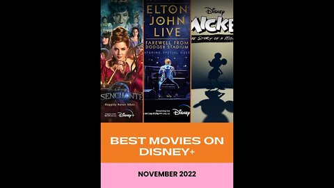 Best Movies on Disney+ November 2022 #shorts #disneyplus #disneymovies