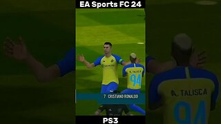 Cristiano Ronaldo Header Goal & Celebration #shorts #eafc24