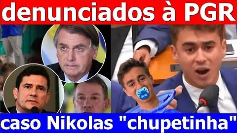 Nikolas "chupetinha" Bolsonaro e Moro denunciados por genocídio