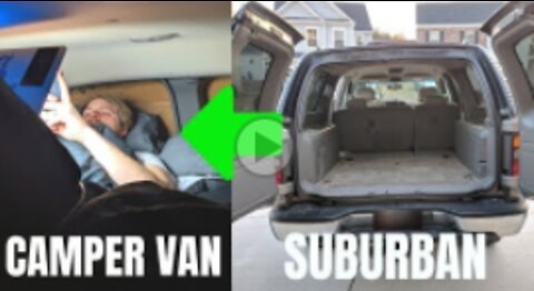 Cheap Chevy Suburban Camper Conversion Van | Breakdown Video Tour