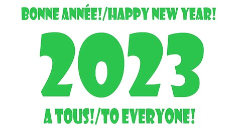 Jean Héon (MC/TM) Wishes You A Happy New Year 2023 To Everyone