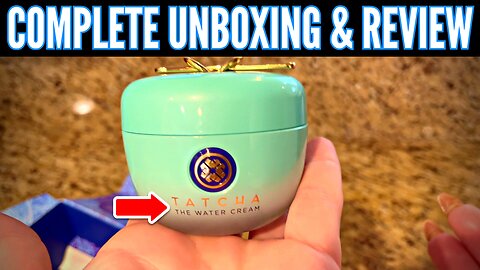 Best Face Cream Moisturizer? TATCHA The Water Cream (Full Demo & Review)